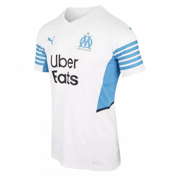 Camiseta Marsella 1ª Kit 2021 2022 Blanco
